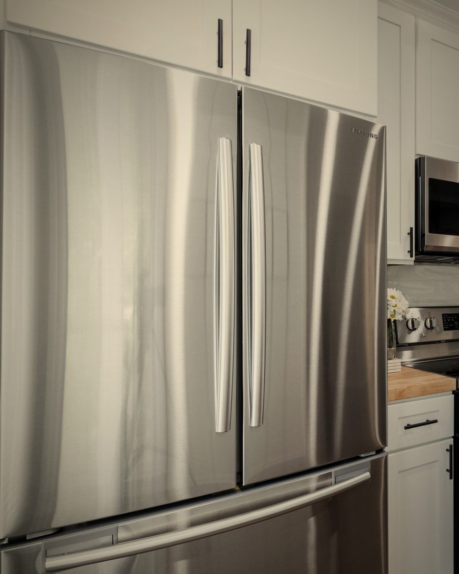 Refrigerator in a modern kitchen