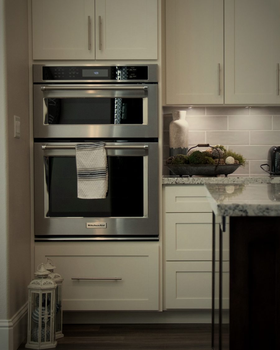 Oven in a modern kitchen